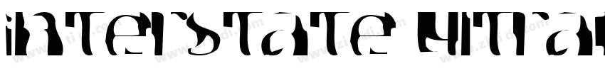 interstate ultrablac字体转换
